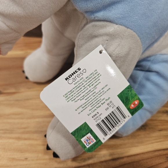 Eric Carle Here We Go Driving Car Book & NWT Blue Bear Plush - Picture 5 of 12